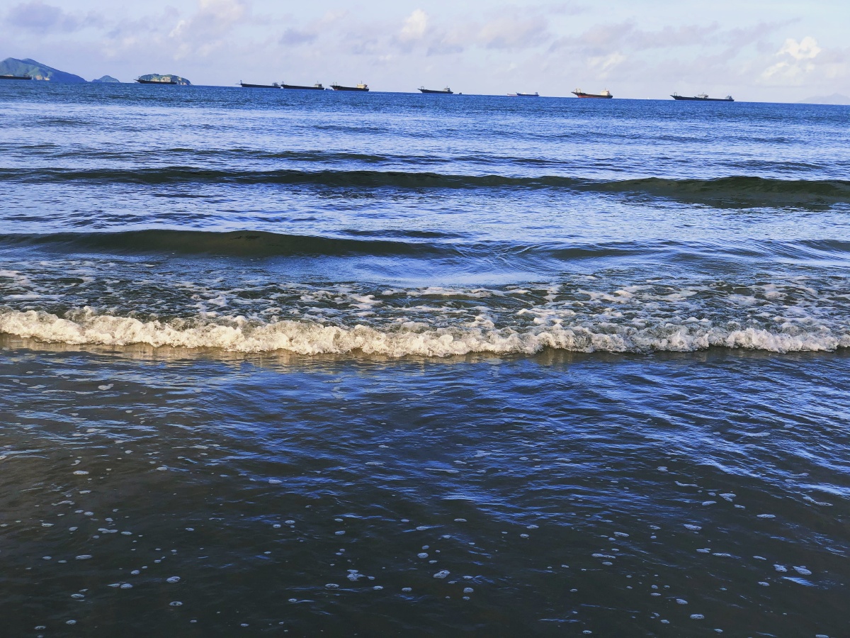 我疯狂的渴望看一次海就在春天的末梢趁着夏天还没来到