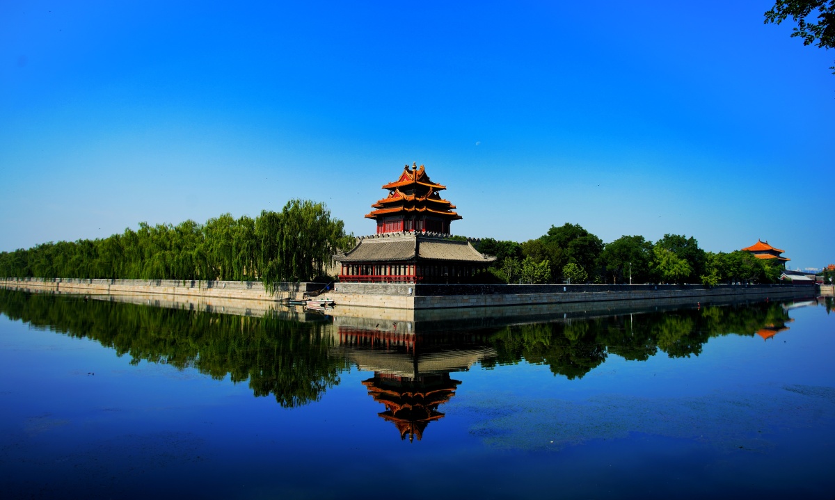 拍了几张故宫的照片自己挺满意