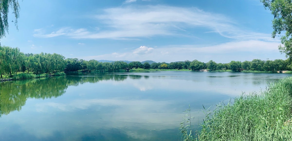 圆明园的湖