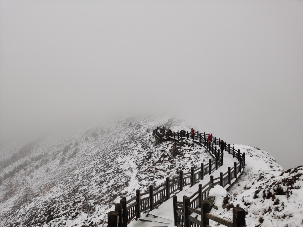 太白积雪六月天