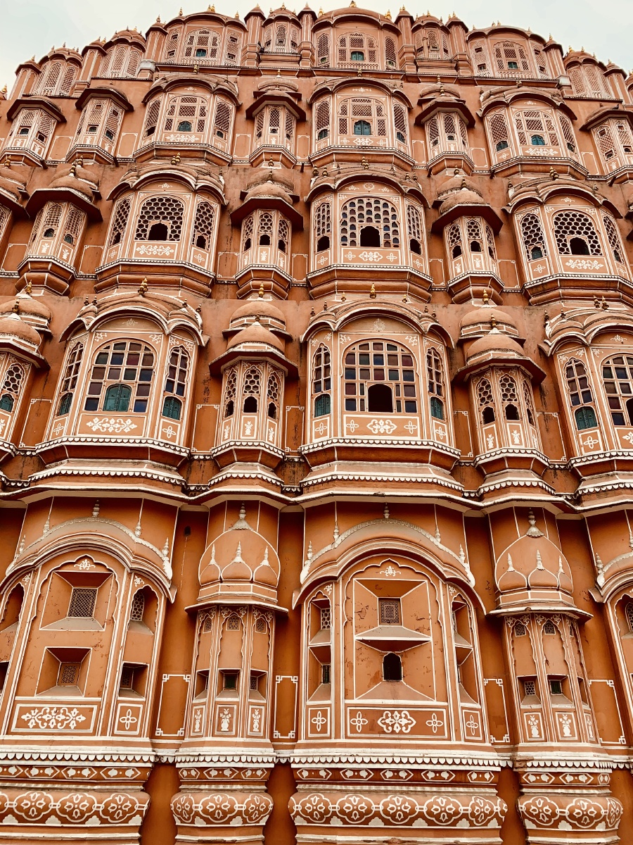 印度斋普尔的风之宫殿正面