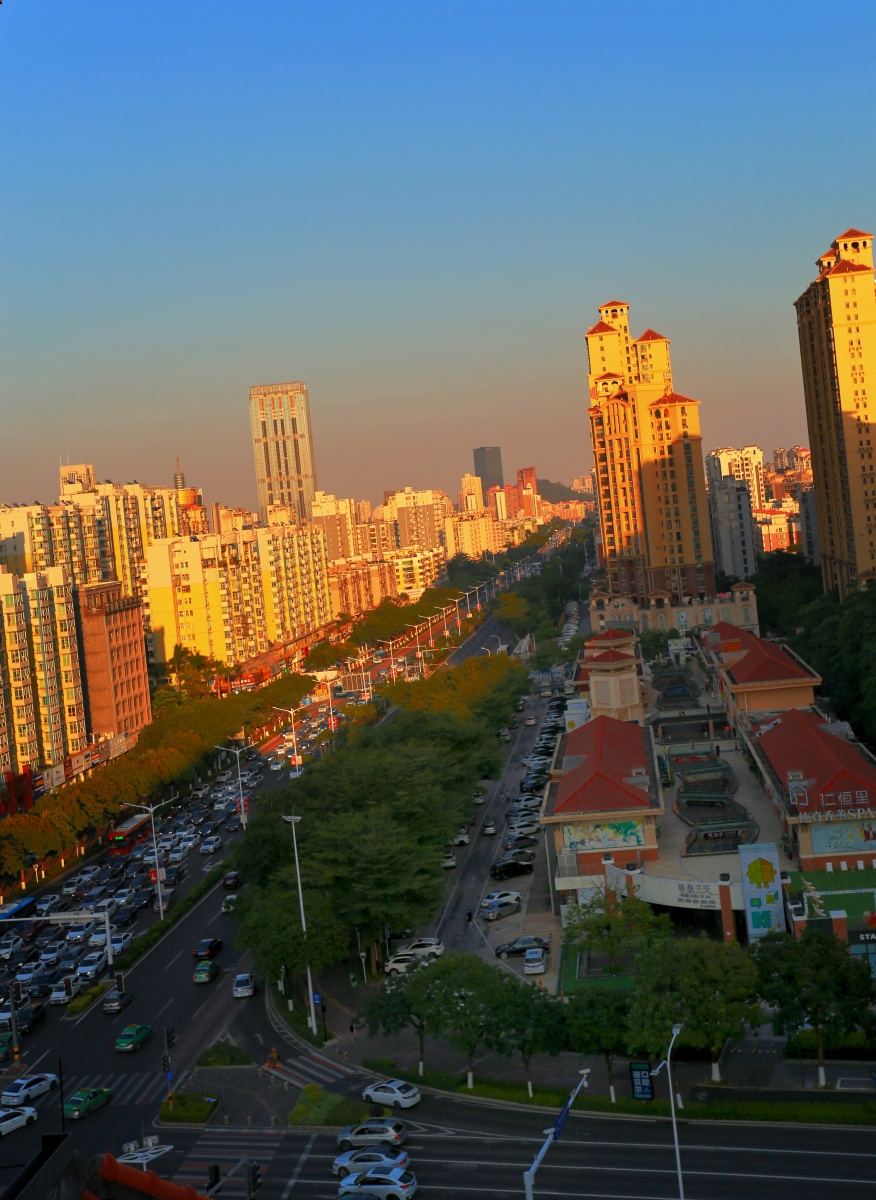 珠海新香洲人民西路风光摄影