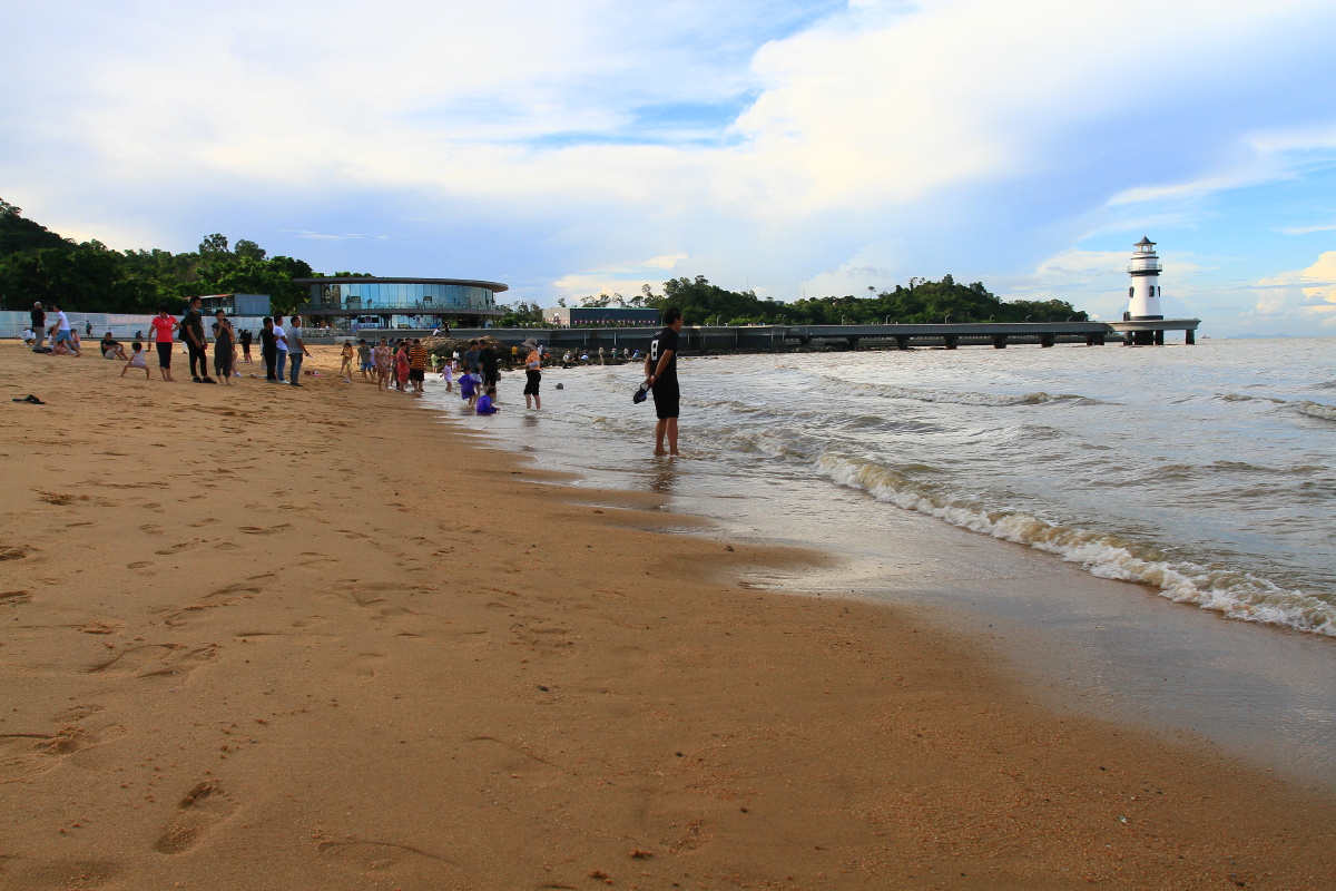 珠海海滨泳场摄影