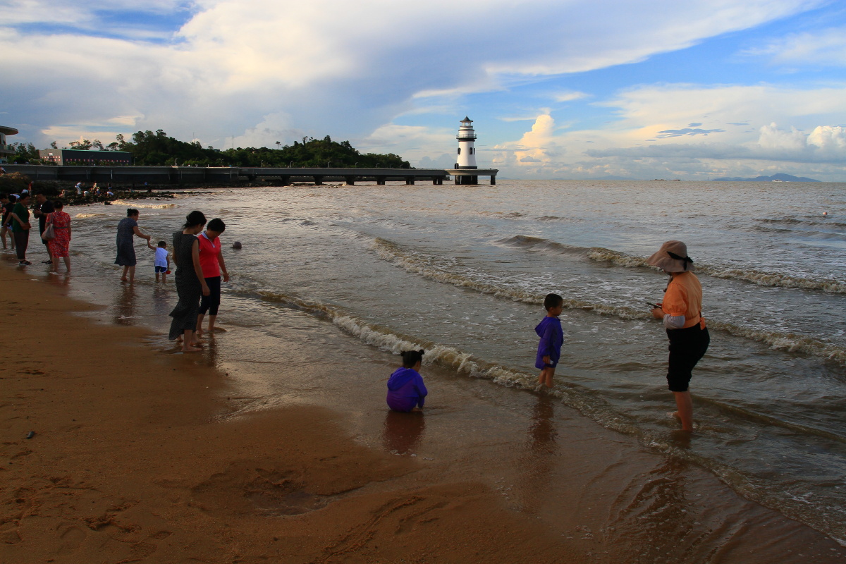 珠海海滨泳场摄影