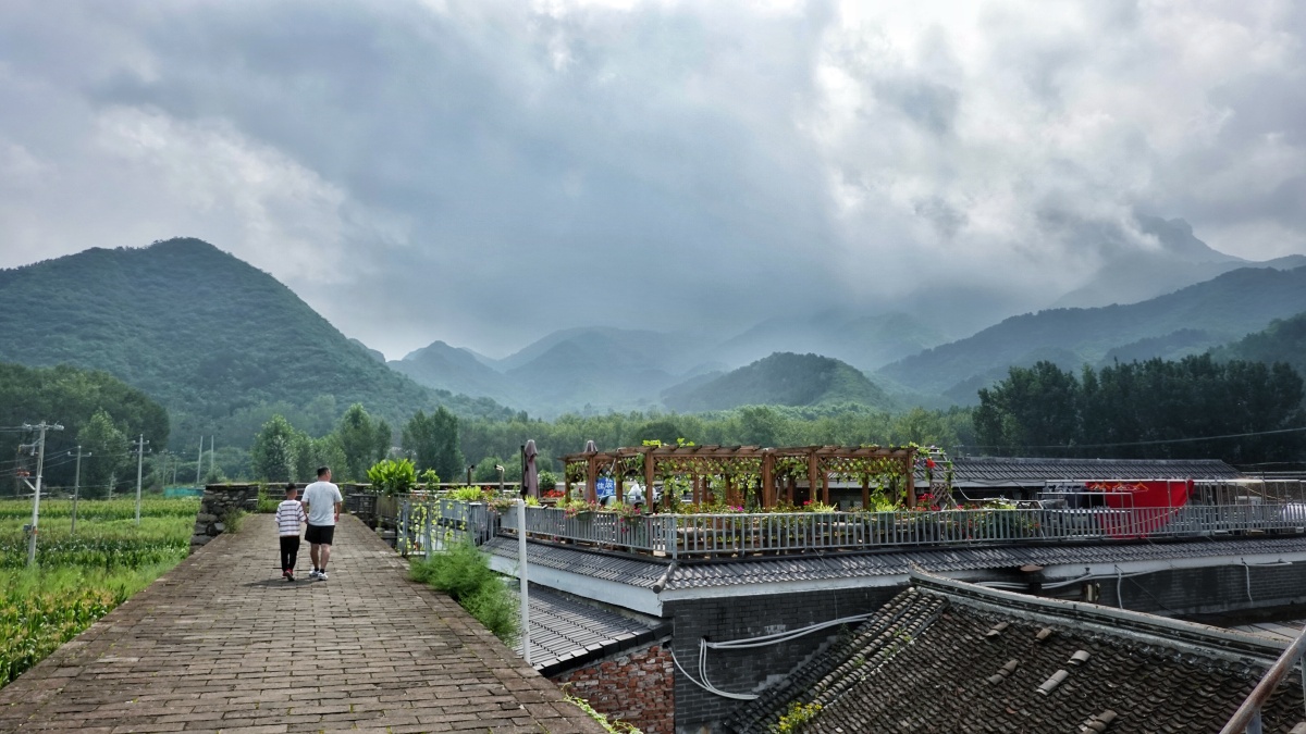 密云雾灵山遥桥峪民俗村