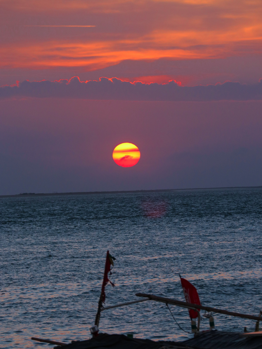 日落的印象,摄于硵洲岛5月4日. - melodyd - 图虫