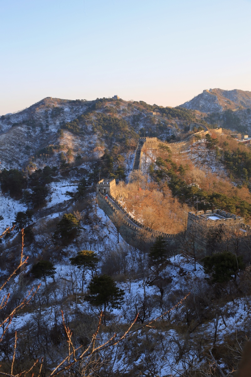 长城.江山秀丽,叠彩峰岭.