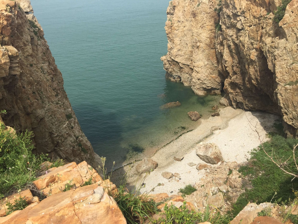 海手机摄于大连瓦房店排石海边