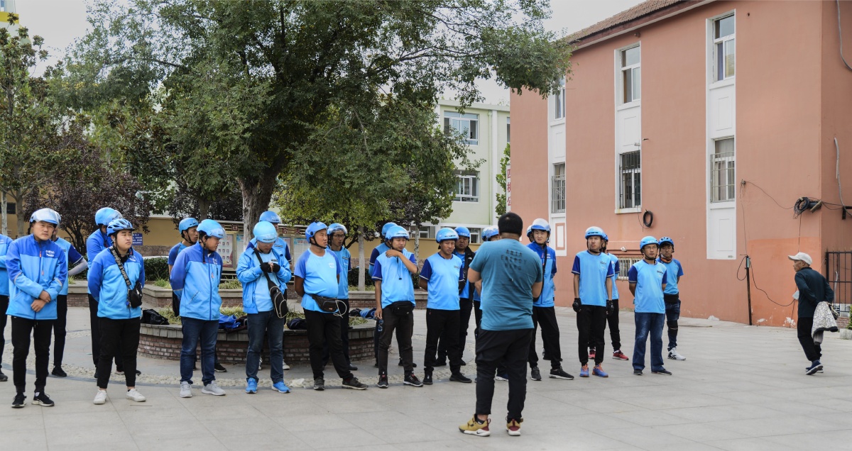 市北区一外卖送餐团队工作日记