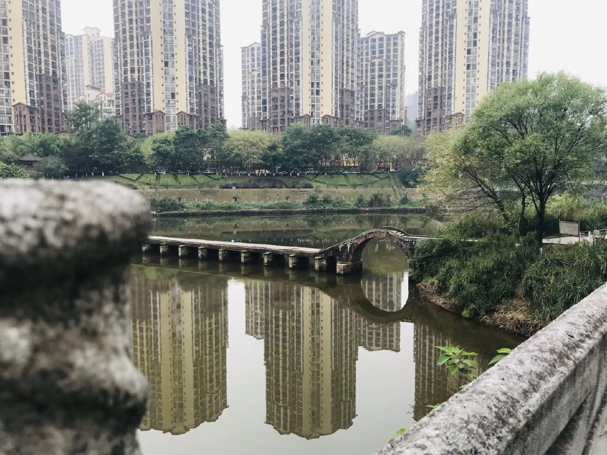 荣昌狮子桥海棠公园重庆江边