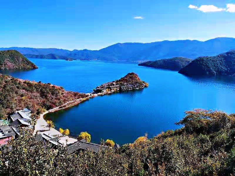 云南丽江泸沽湖