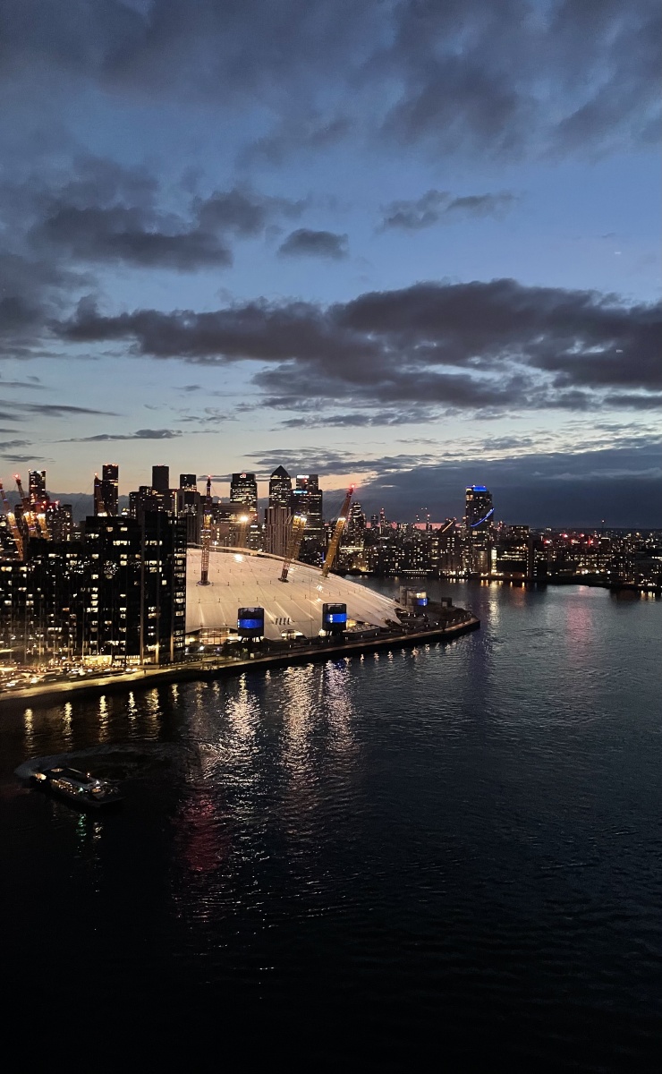 英国伦敦泰晤士河夜景