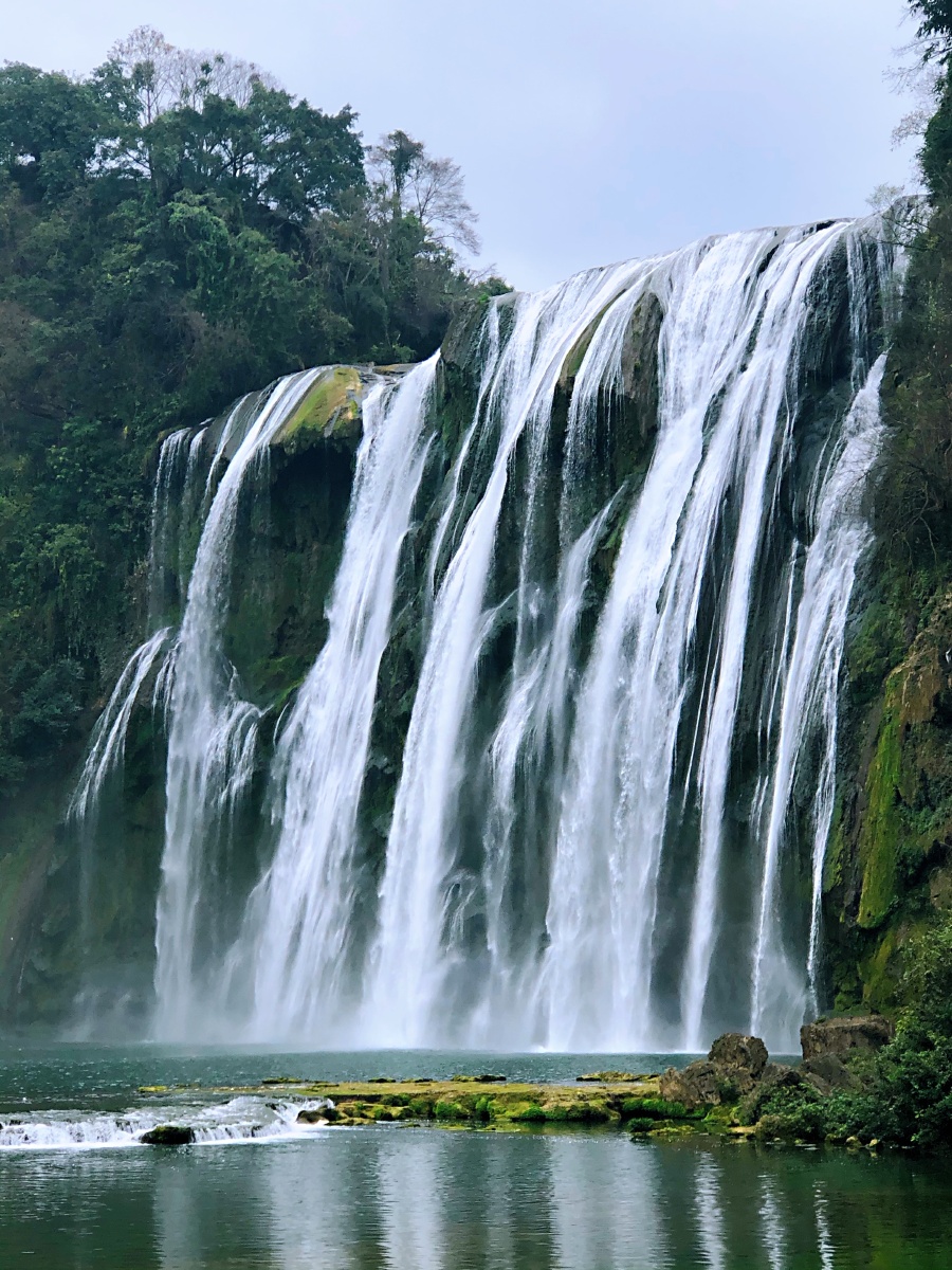 冬天的黄果树瀑布