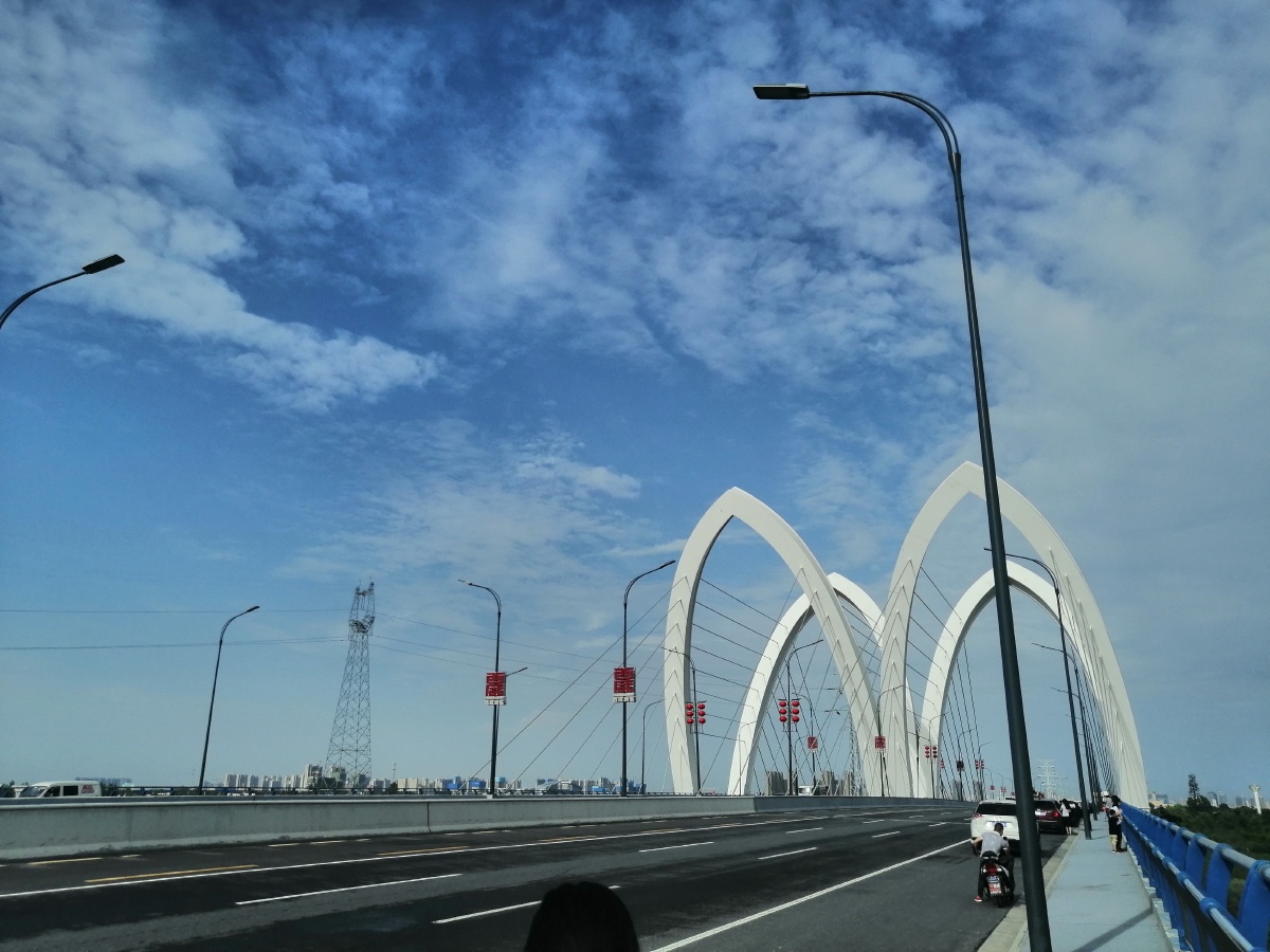 西安沣镐遗址沣河湿地公园沣河桥