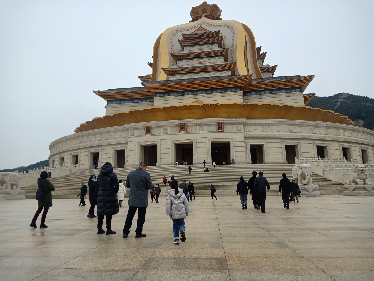 舟山朱家尖观音圣坛外景