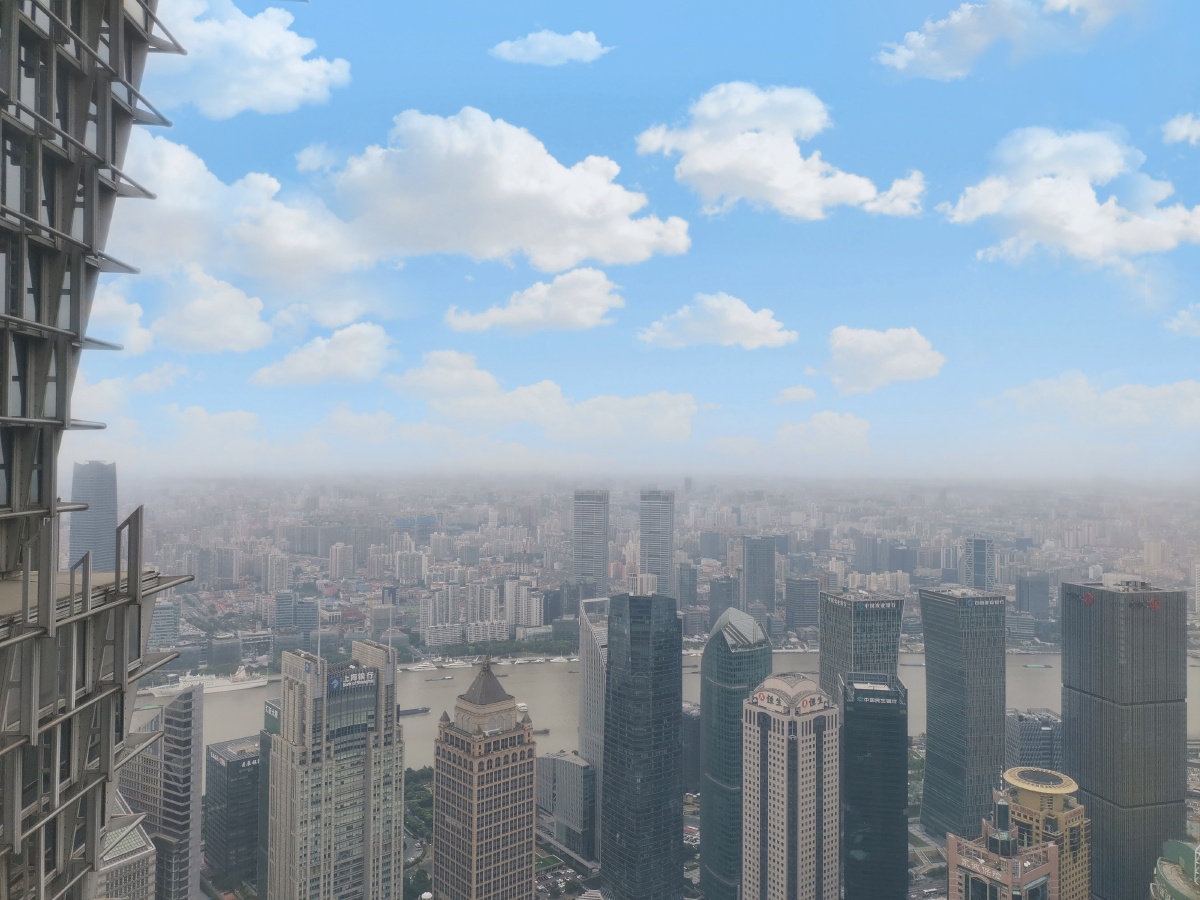 上海金茂君悦大酒店87楼九重天酒廊下午茶