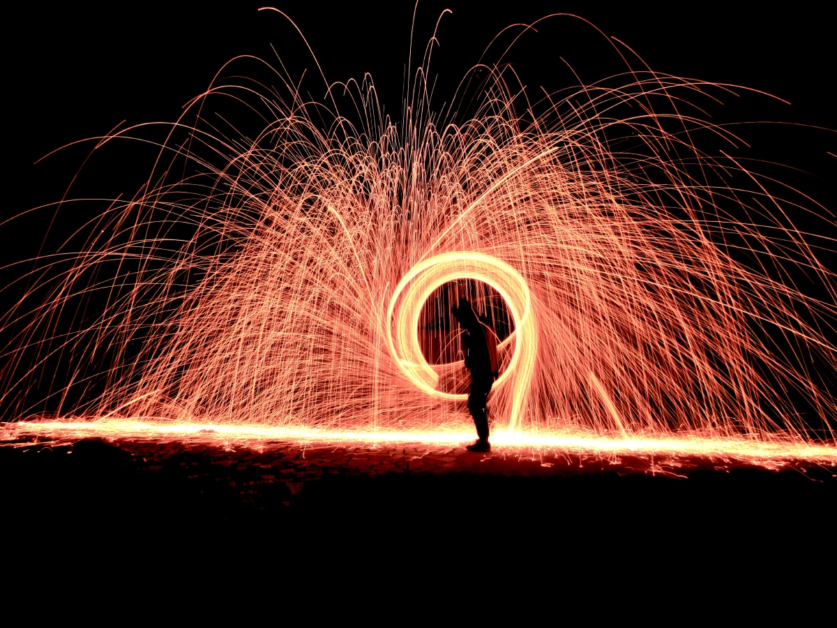 点燃钢丝棉点燃炽热的心