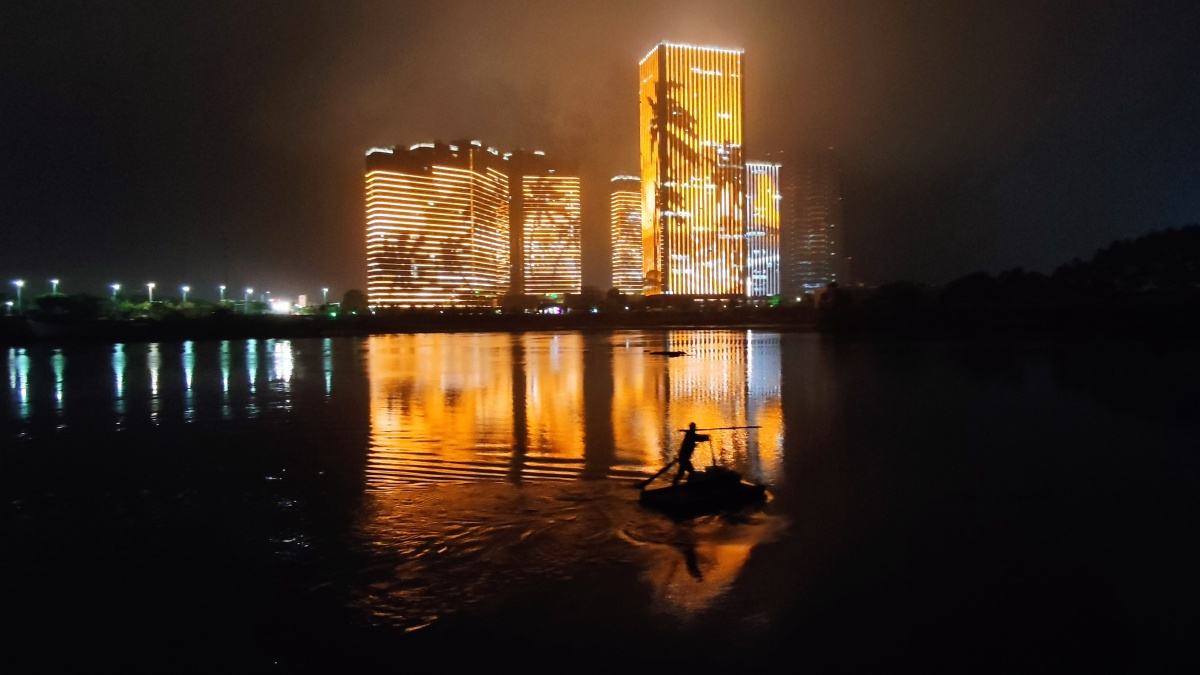 厦门海沧湖夜景