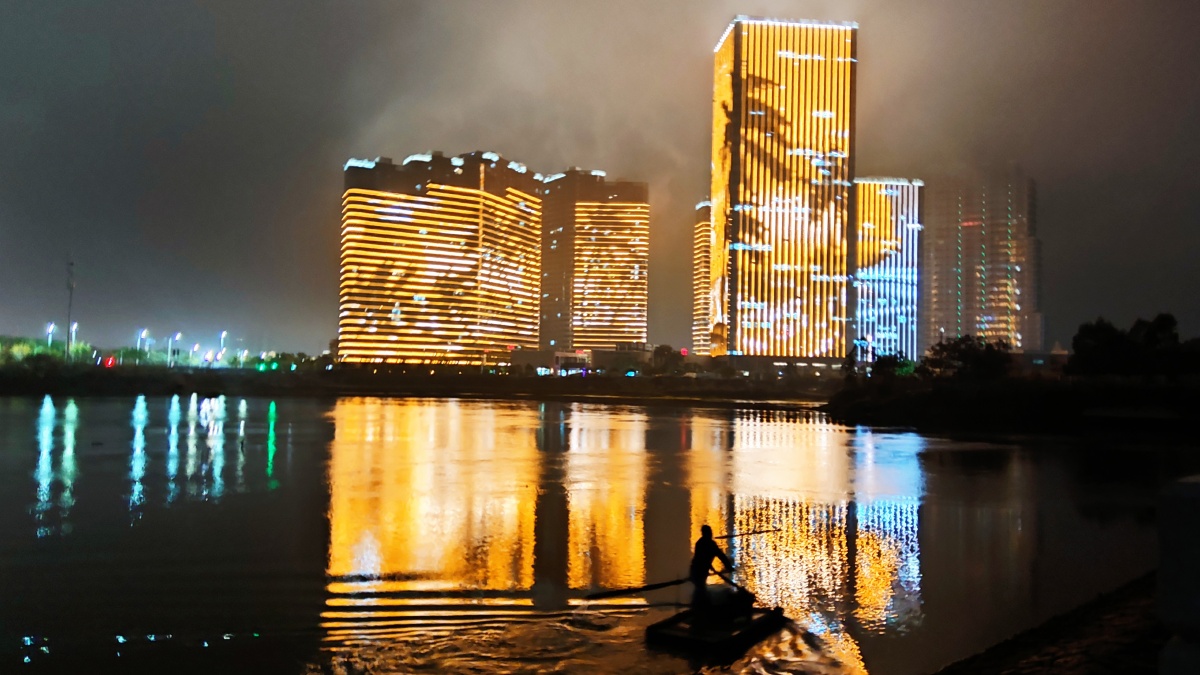 厦门海沧湖夜景