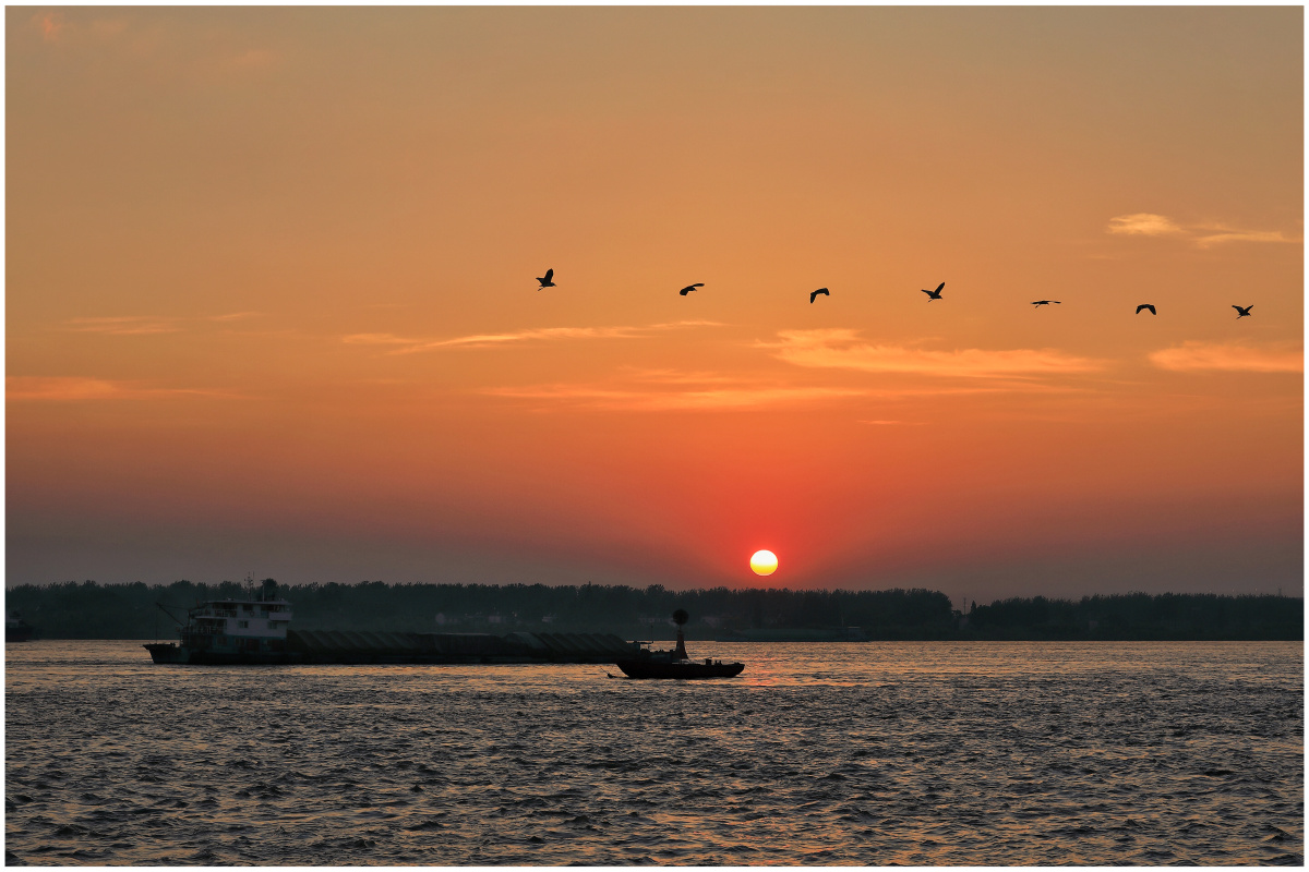 落霞与孤鹜齐飞 - liulian9966 - 图虫