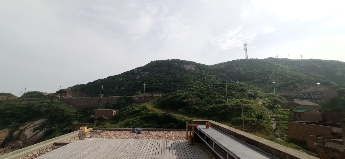 漂亮的房子的露台
