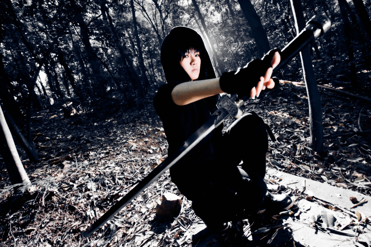 【cos正片】盗墓笔记——张起灵(拍摄地:长沙岳麓山) 张起灵 coser:月