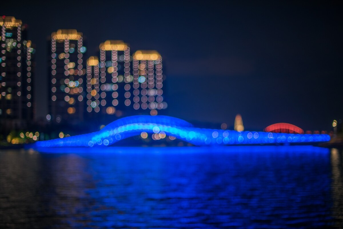 五缘湾夜景图片