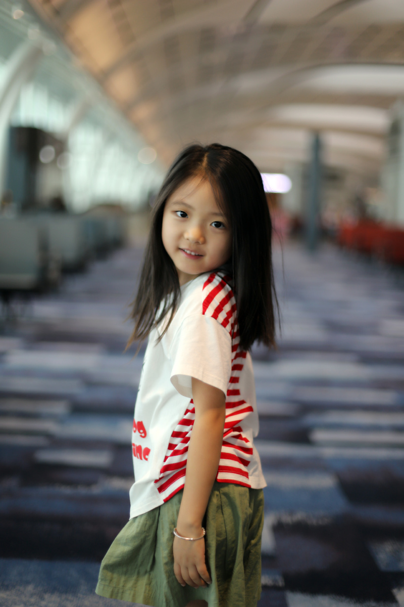 旅游途中认识的可爱小女孩