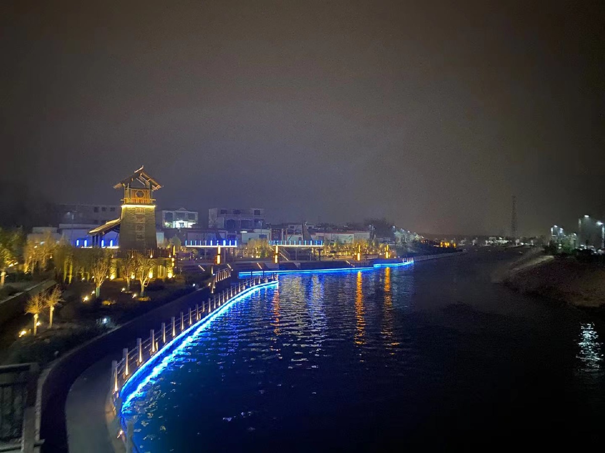 邯郸如意湖的夜景非常美