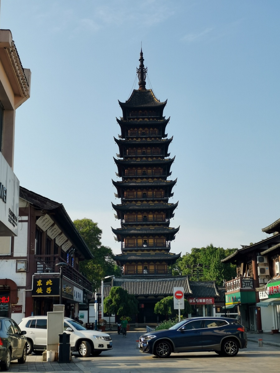 常熟方塔街的方塔 - 一路向西x - 图虫