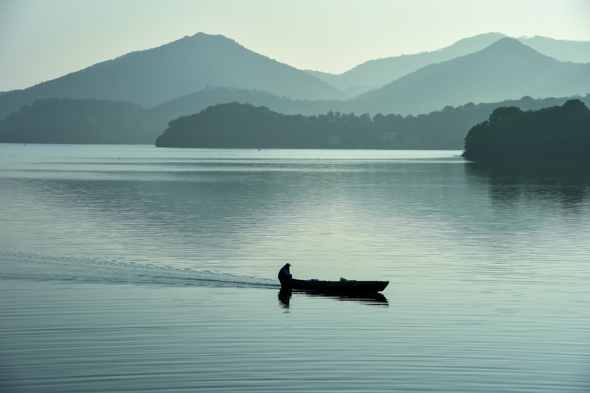孤舟- 随风拍 - 图虫