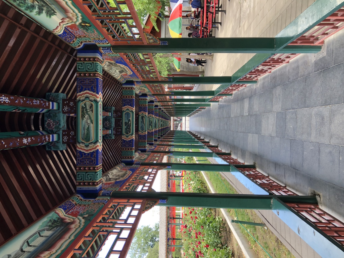 北京中山公园长廊