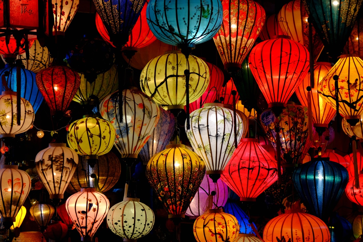 五彩灯笼