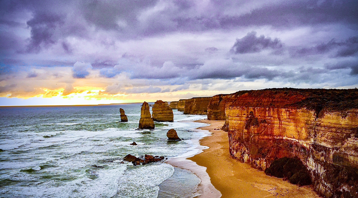 澳洲大洋路十二门徒岩
