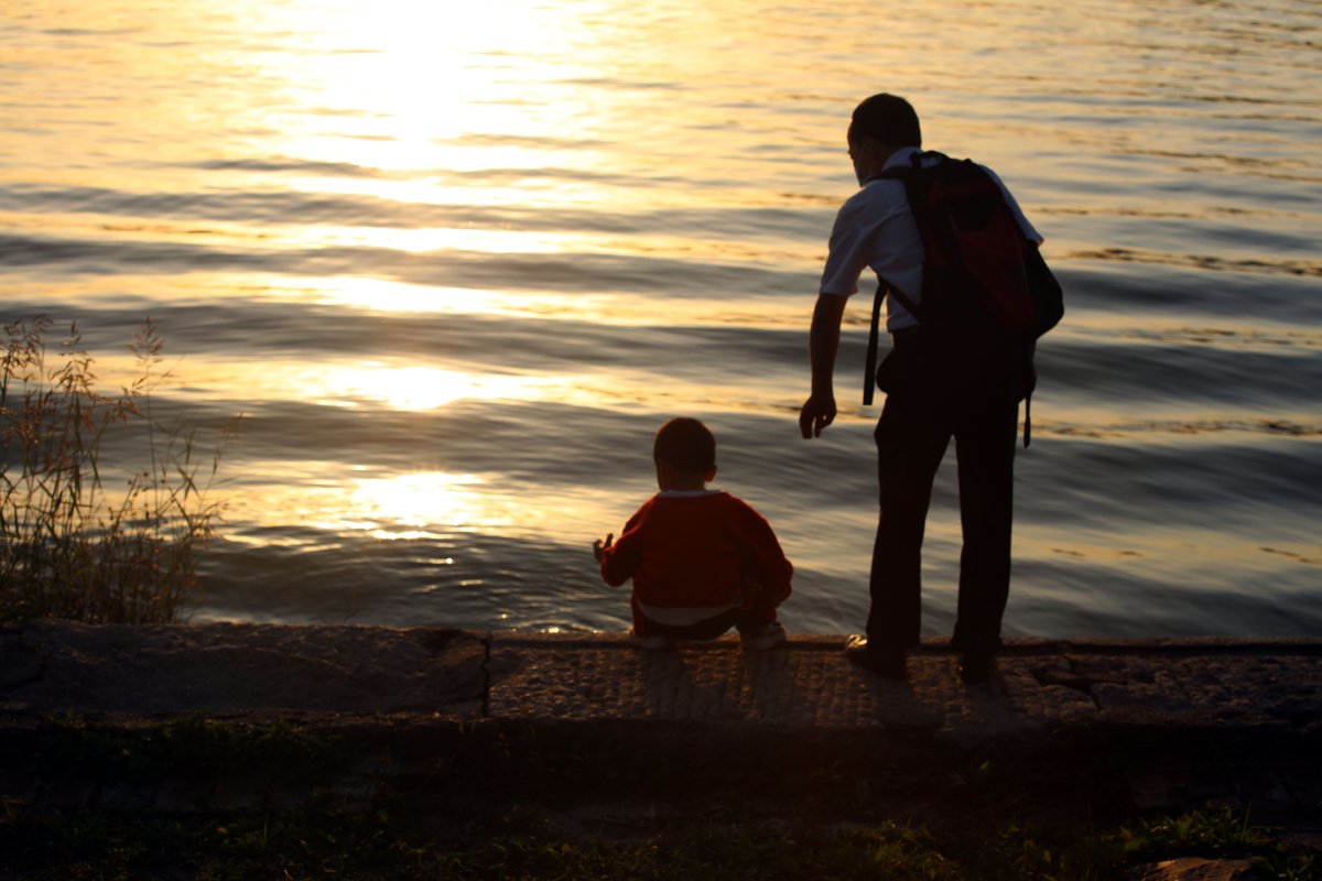 面朝福海父子时光