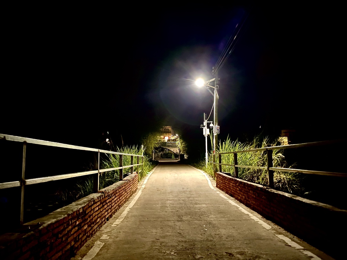 家乡宁静的夜晚!