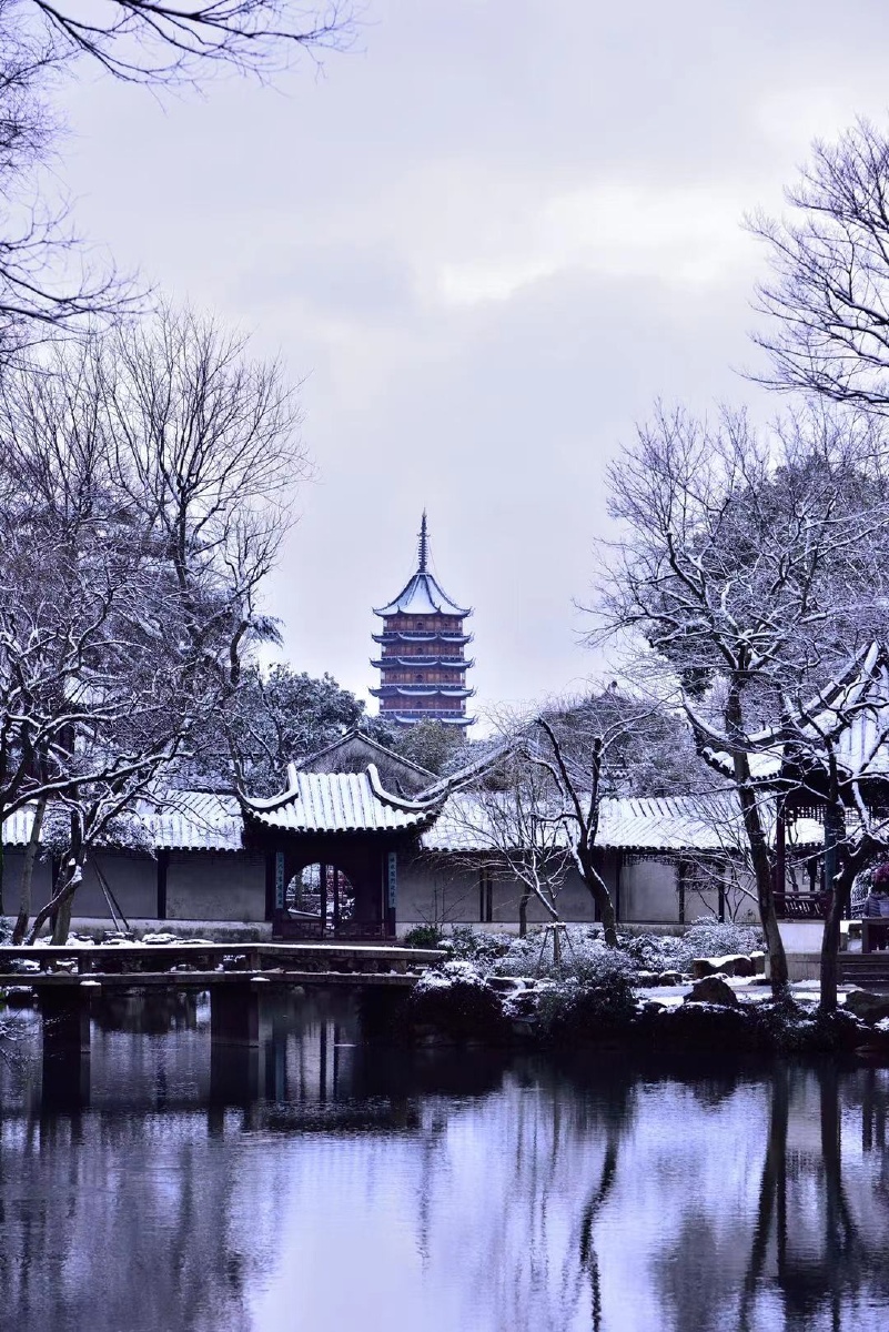 苏州园林之美拙政园之冬