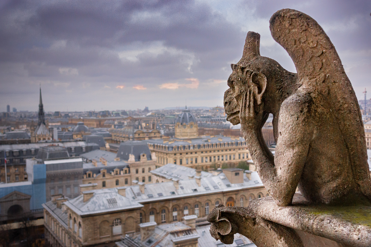 《巴黎圣母院钟楼上的凝思》