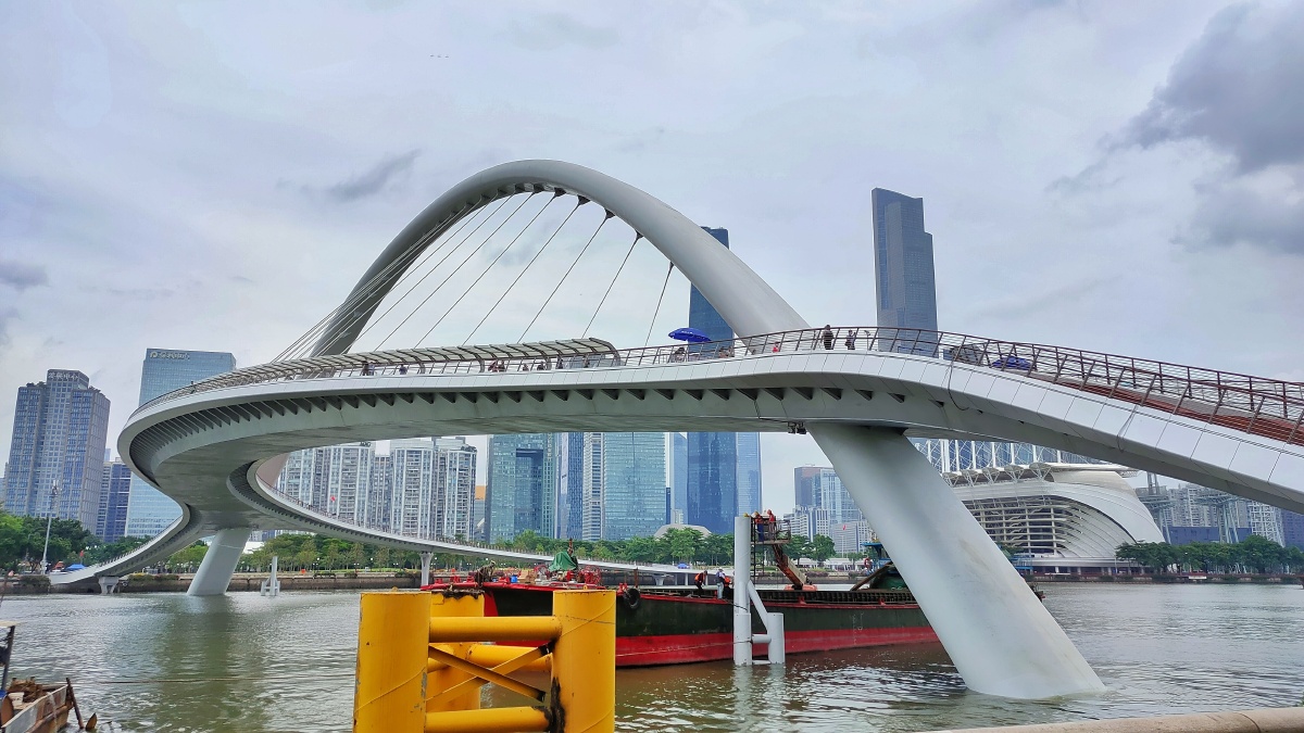 广州新网红打卡点海心桥