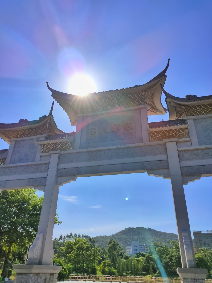 周末快乐广州陈田花园美景
