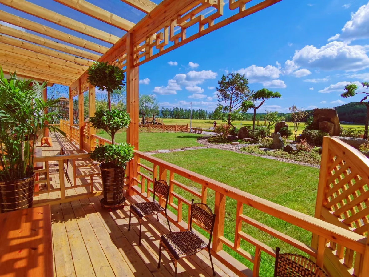 舒适庭院田园风光