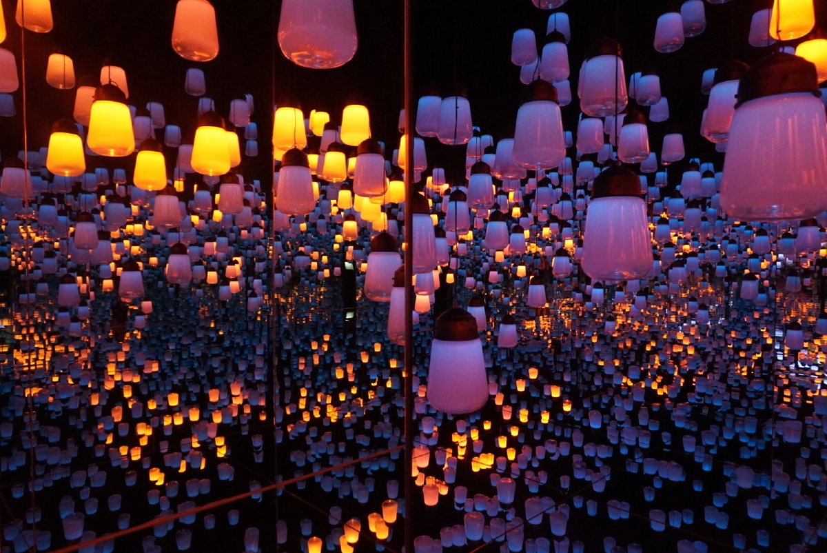 粒子万家灯火霓虹光影