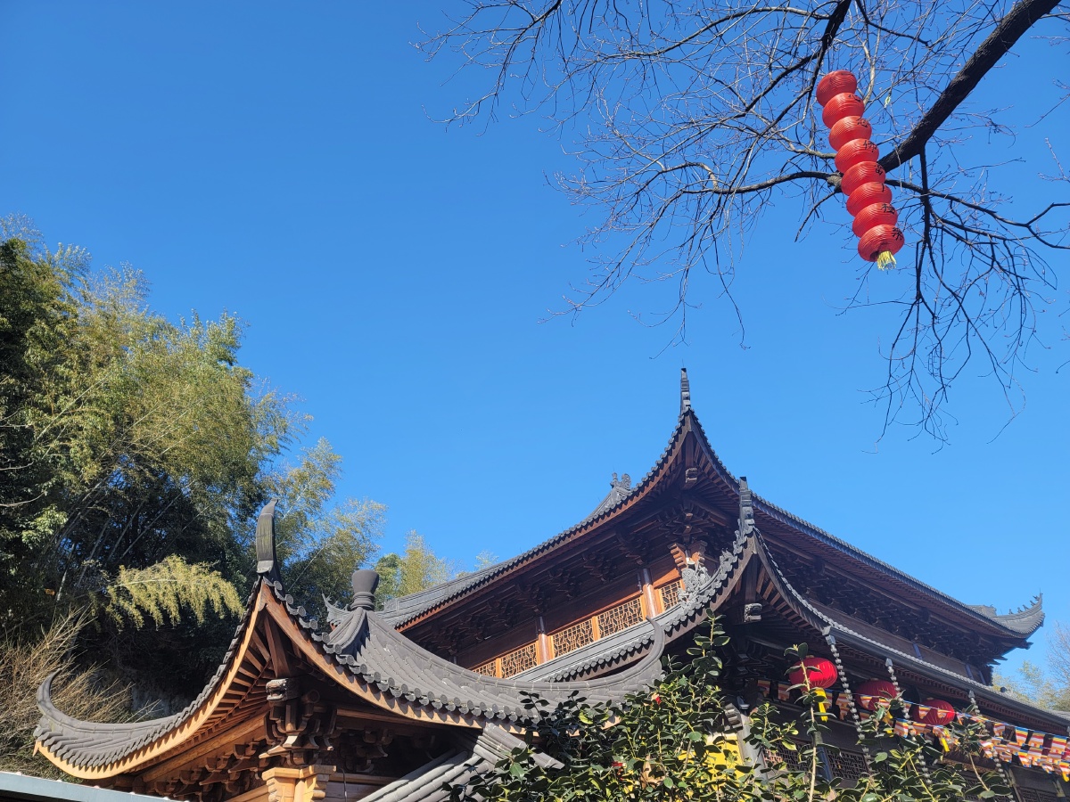 建筑,寺庙,屋檐,天空