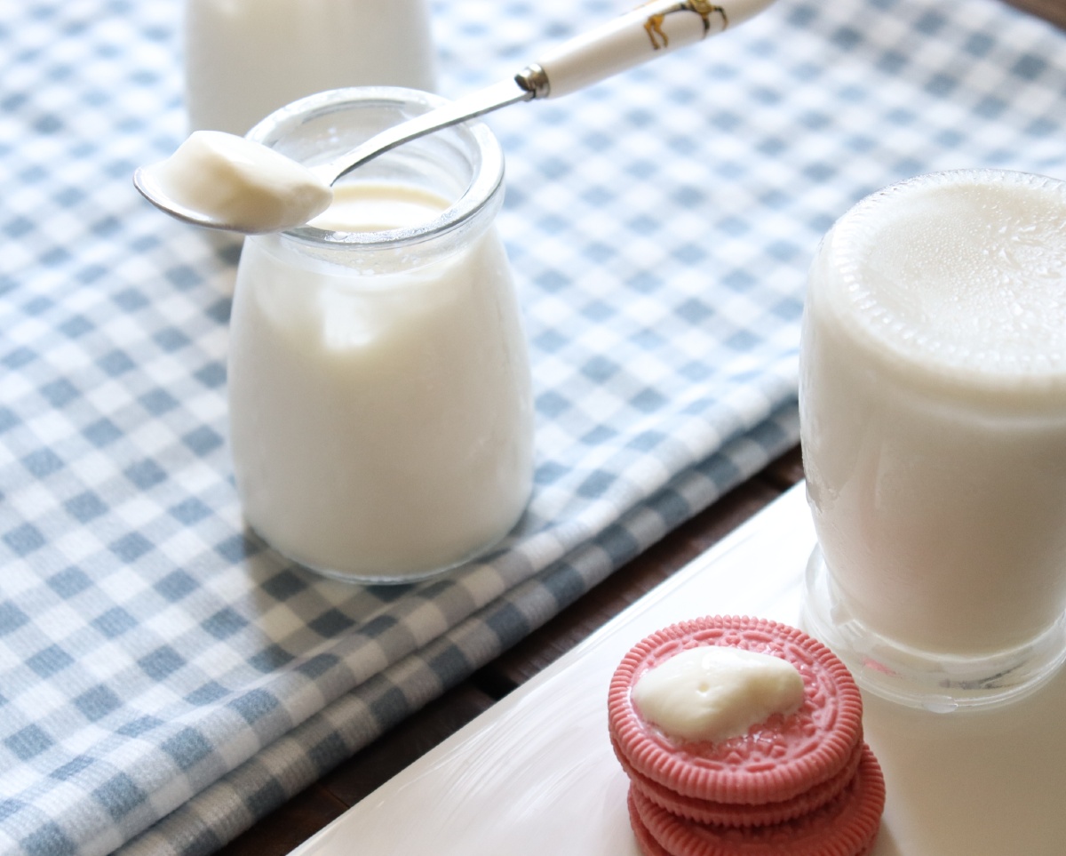 淡奶油酸奶自己家里做的酸奶就是好吃0000