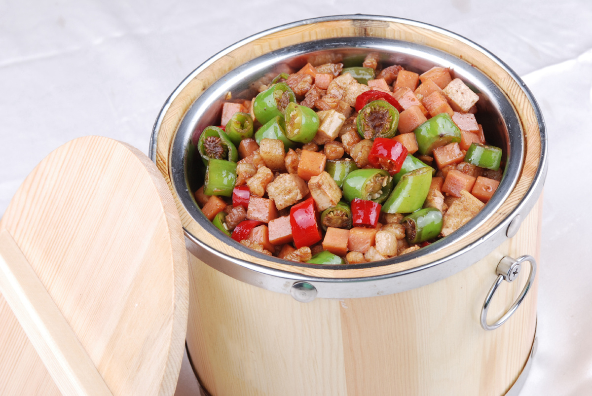 木桶饭 - 四棵菜 - 图虫