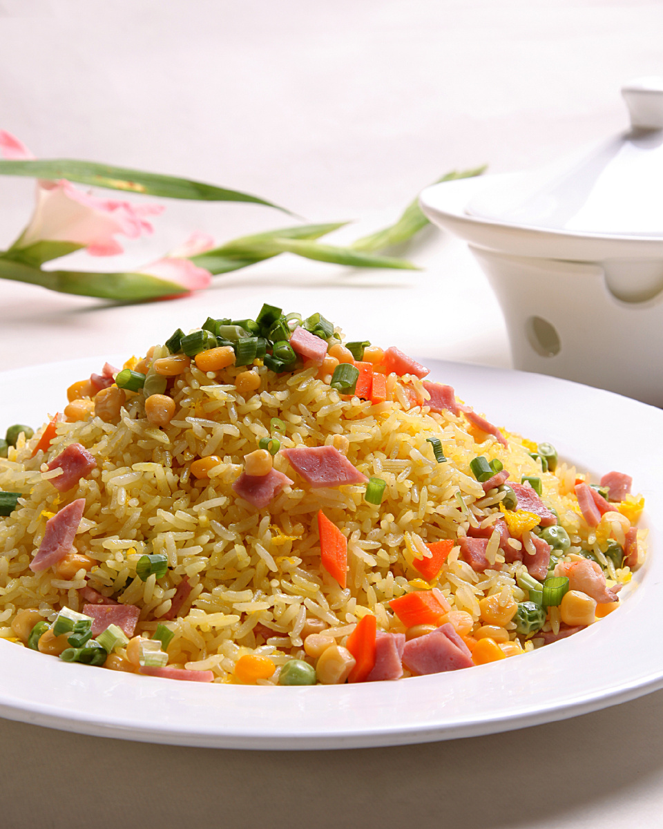 炒饭,扬州炒饭,兰州炒饭,牛肉炒饭 - 四棵菜 - 图虫