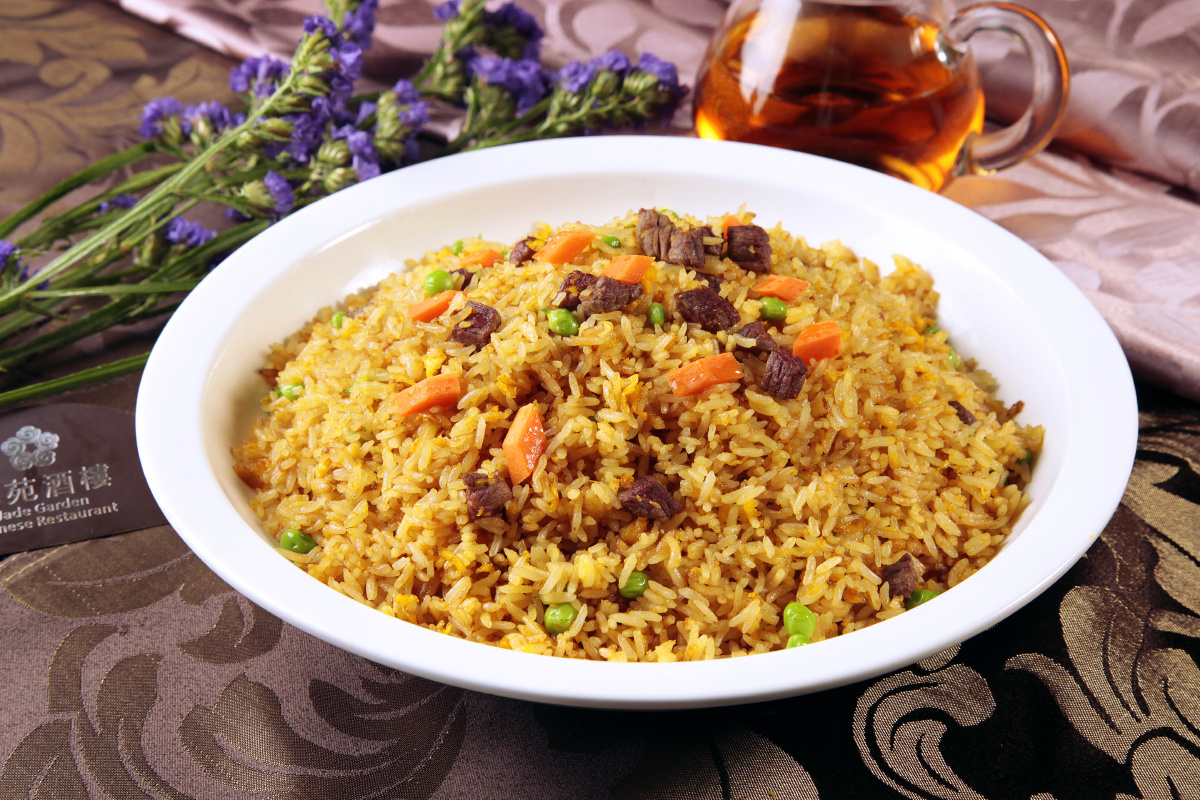 炒饭,扬州炒饭,兰州炒饭,牛肉炒饭 - 四棵菜 - 图虫