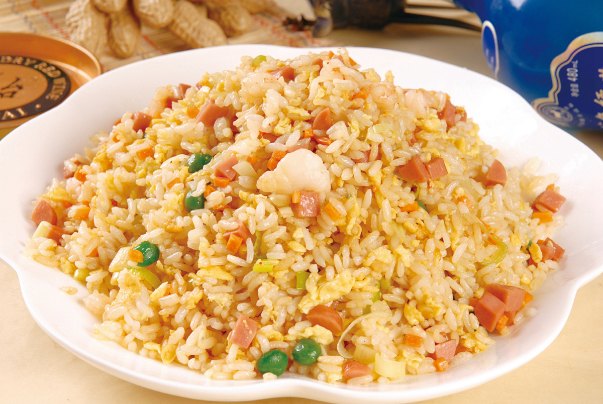 炒饭,扬州炒饭,兰州炒饭,牛肉炒饭 - 四棵菜 - 图虫