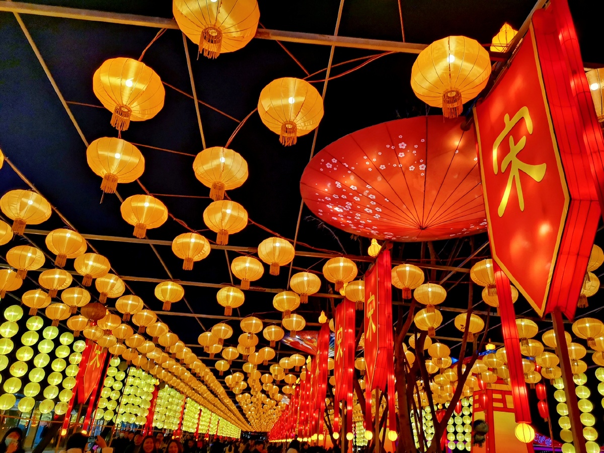 元宵节赏灯会,浓浓节日气氛!