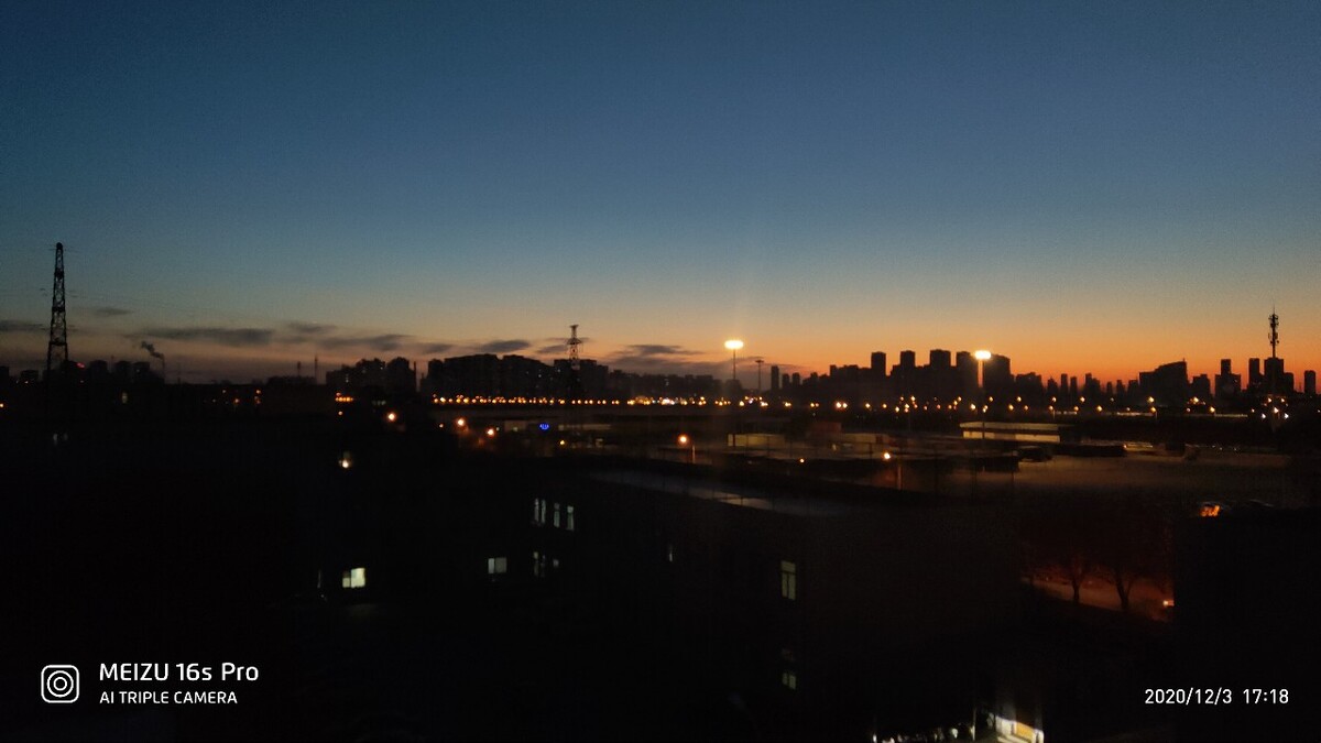滨开区,夕阳,傍晚,晚霞